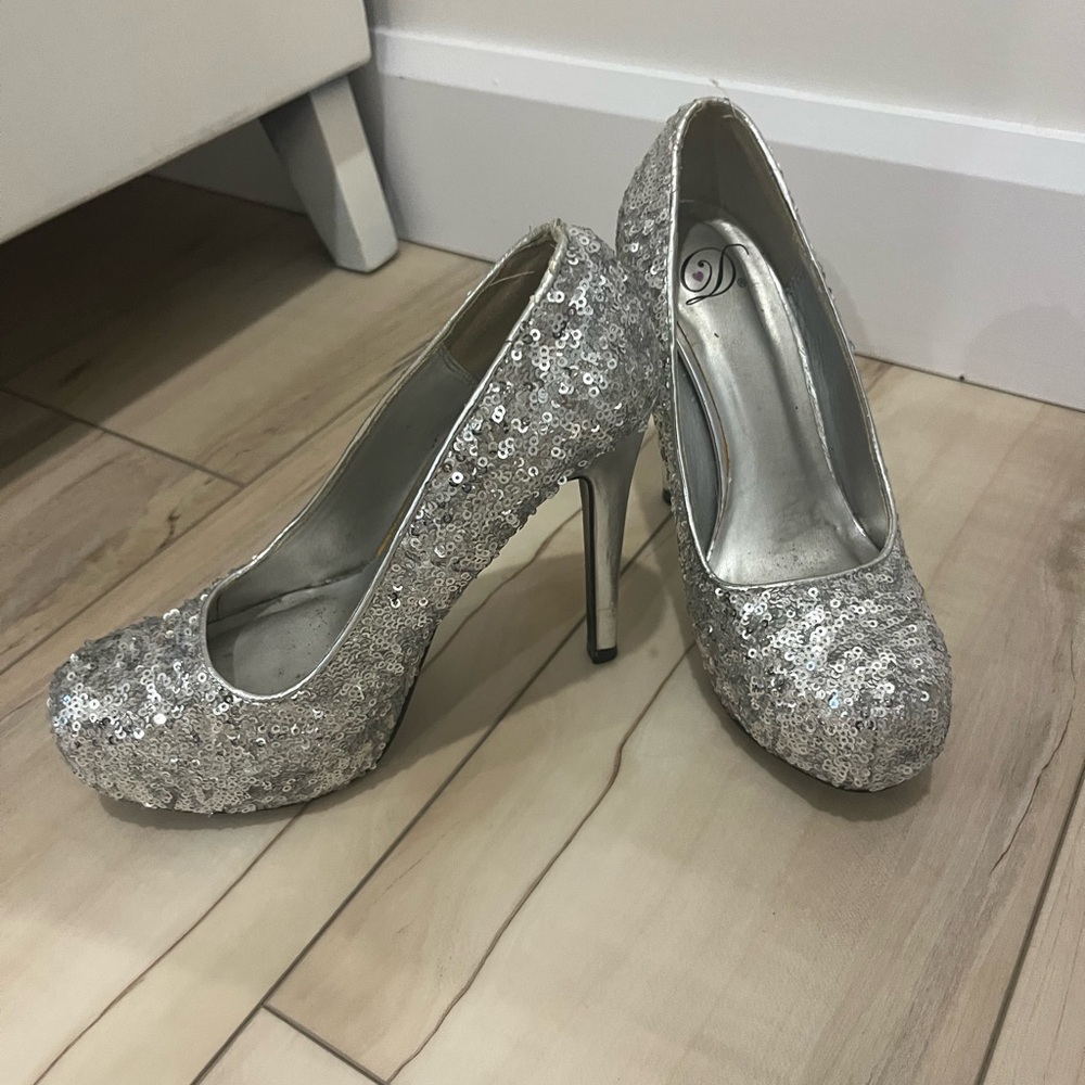 Sparkle platform heels - Picture 5 of 5